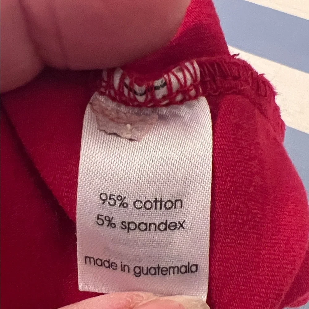 Venezia Women's Red V Neck Long Sleeve Top - Picture 10 of 11